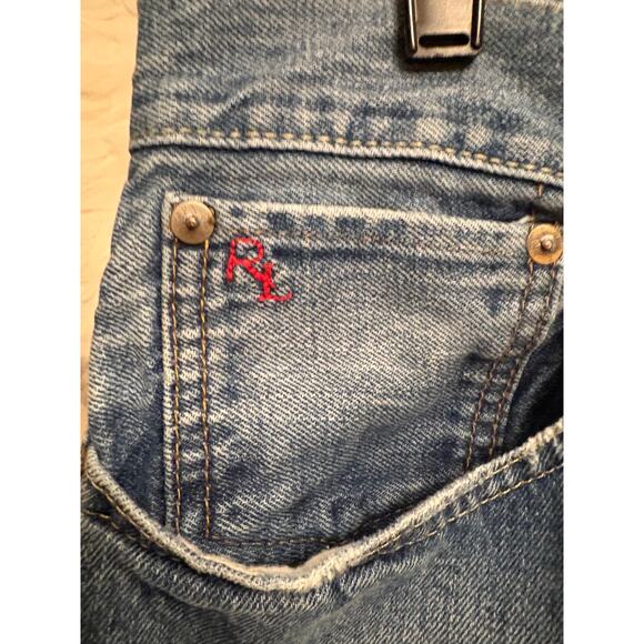 POLO RALPH LAUREN 867 CLASSIC FIT BLUE JEANS SIZE 35/32 - Picture 2 of 6
